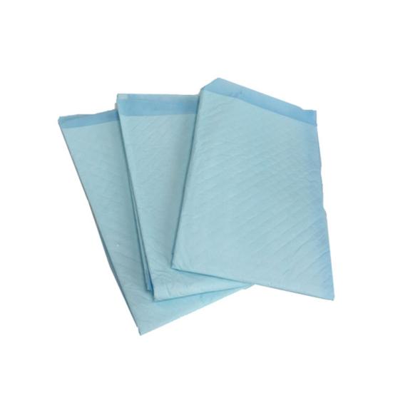 60X90 mėlynos vienkartinės vandeniui atsparios apatinės pagalvėlės