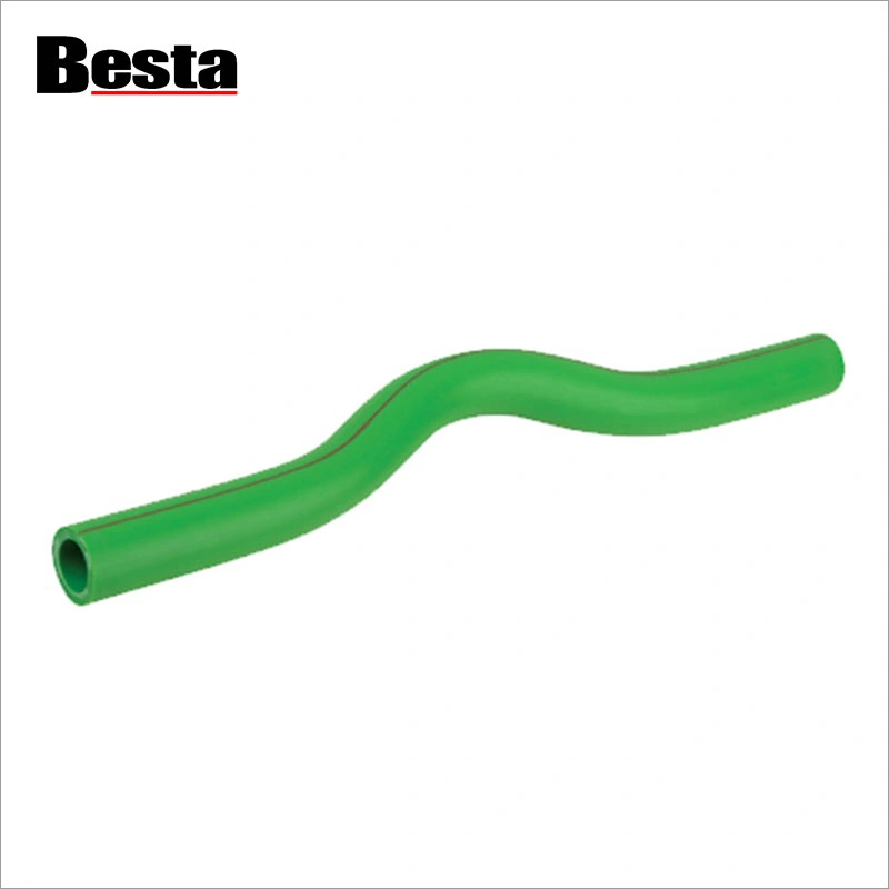 PPR plastic fitting long pipe bend are widely used