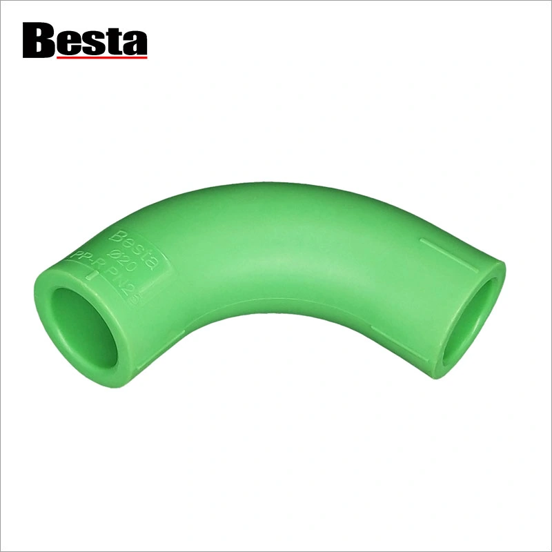 PPR Plastic Fitting Large Arc Elbow