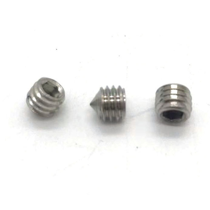DIN914 Hexagon Socket Set Screws With Cone Point