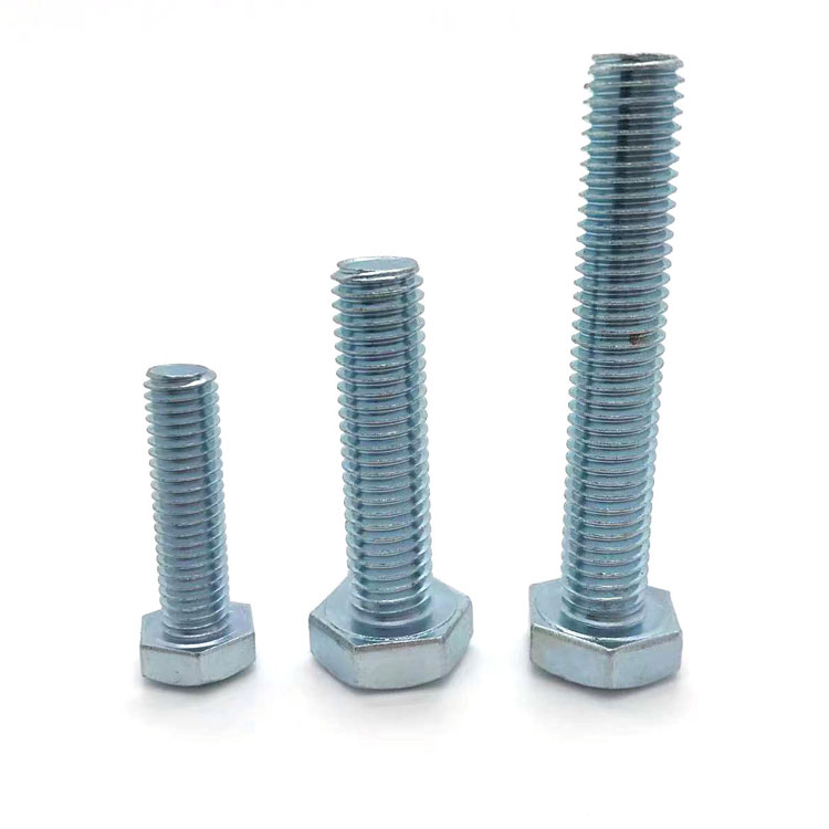 Gred 4.8 Hex Bolt Zink Plated