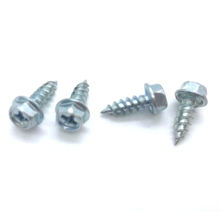 Hex Head Self Tapping Screw Zinc Plated