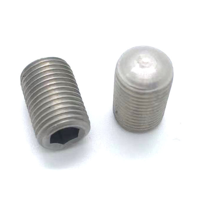 Hexagon Socket Set Screws With Round End Oval Point