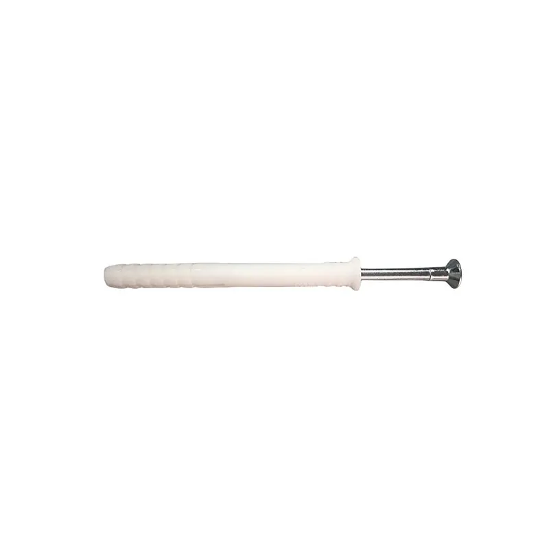 PA66 Senkkopfanker aus weißem Nylon mit Schraube