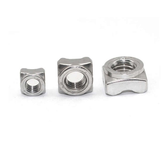 Stainless Steel Square Weld Nut