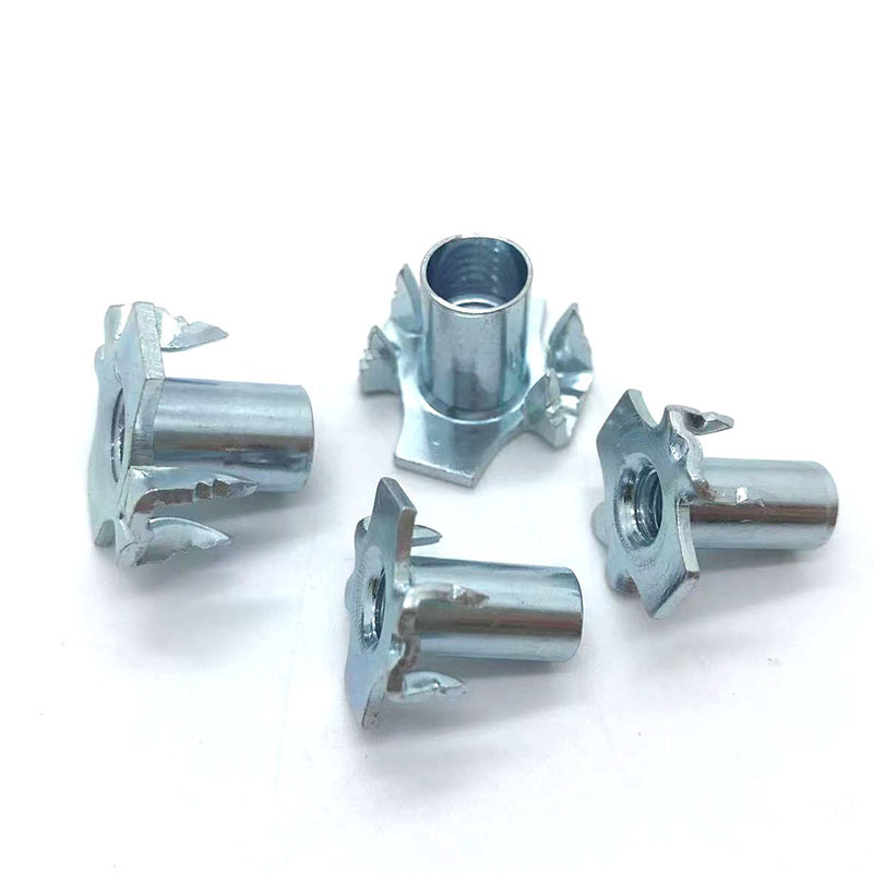 Tee Nuts with Prong for Machine Drives