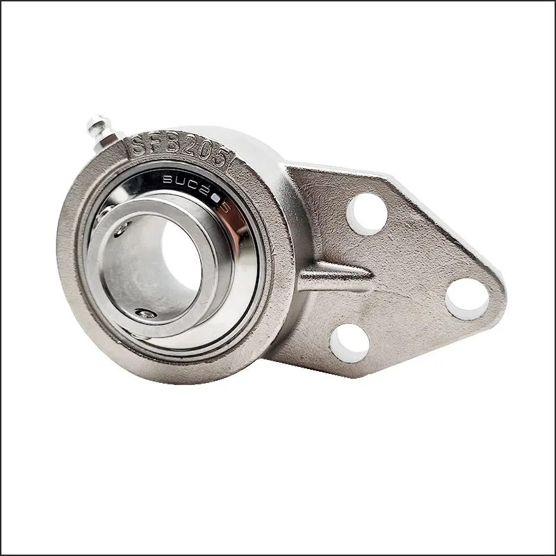 UC203 Steel Cervical Clausus supportantes Flange supportantes