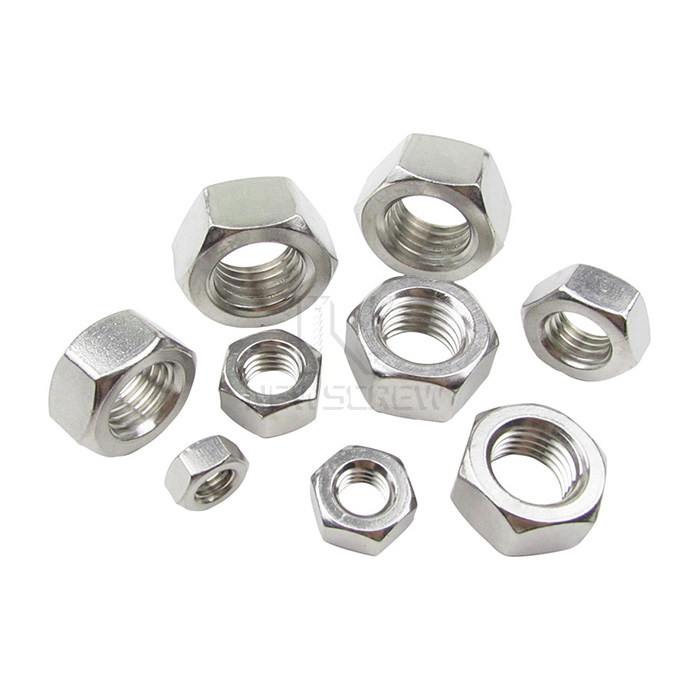 304 316 Stainless Steel Hexagon Nut - 2 