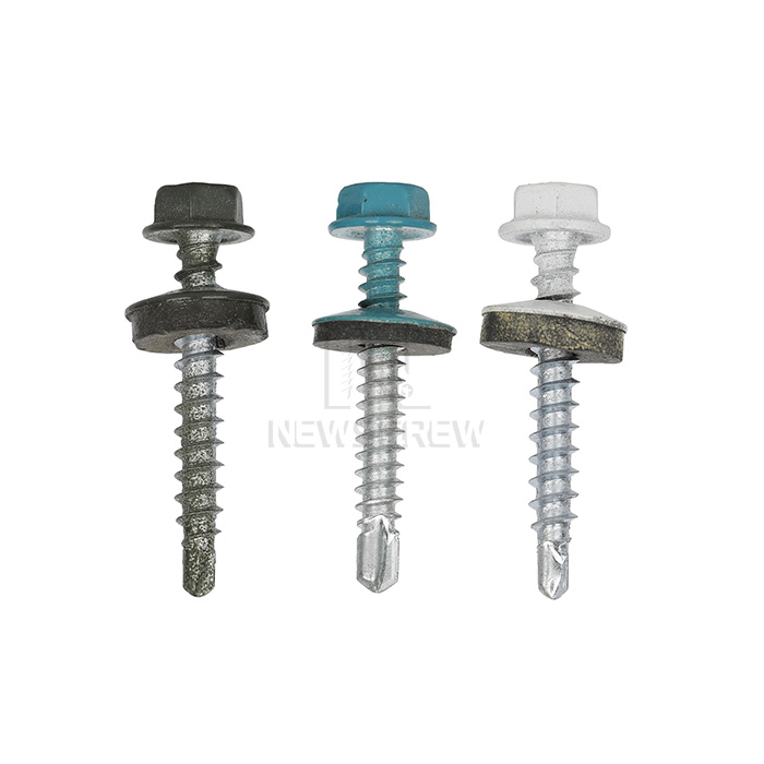 Hex Washer Head Self Drilling Screws with Epdm Washer