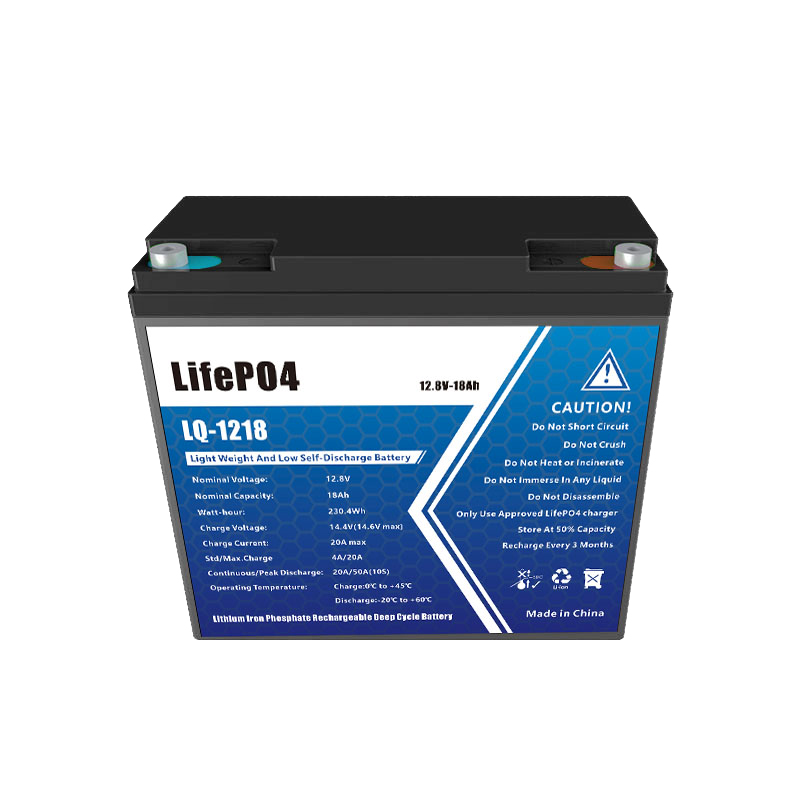 12.8V 18Ah LiFePO4 литиева батерия