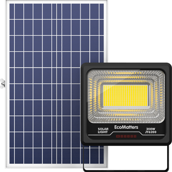 IP65 Водоустойчив LED прожектор със слънчева мощност 200 W