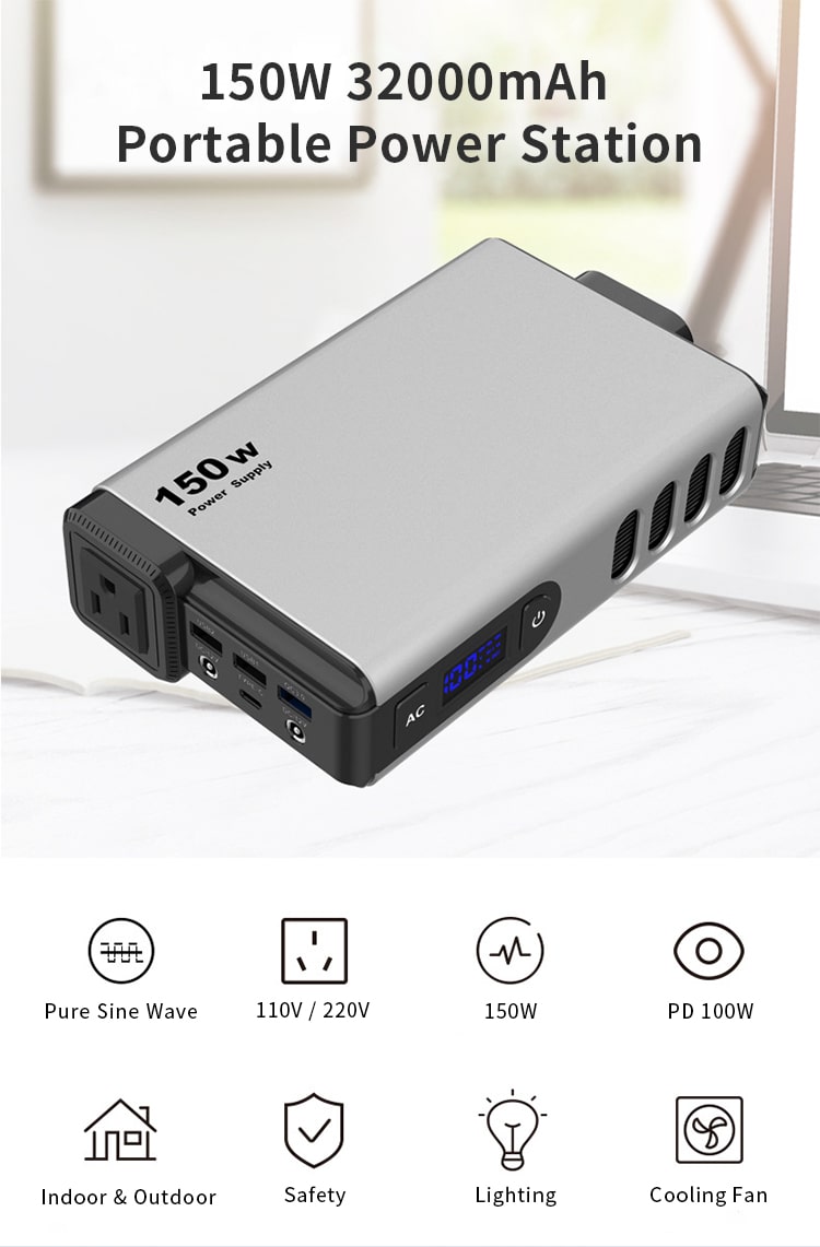 150W Portable Power Station