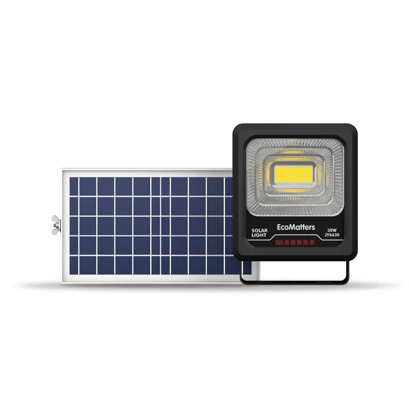 Proiector LED cu energie solară IP65, rezistent la apă, 30W