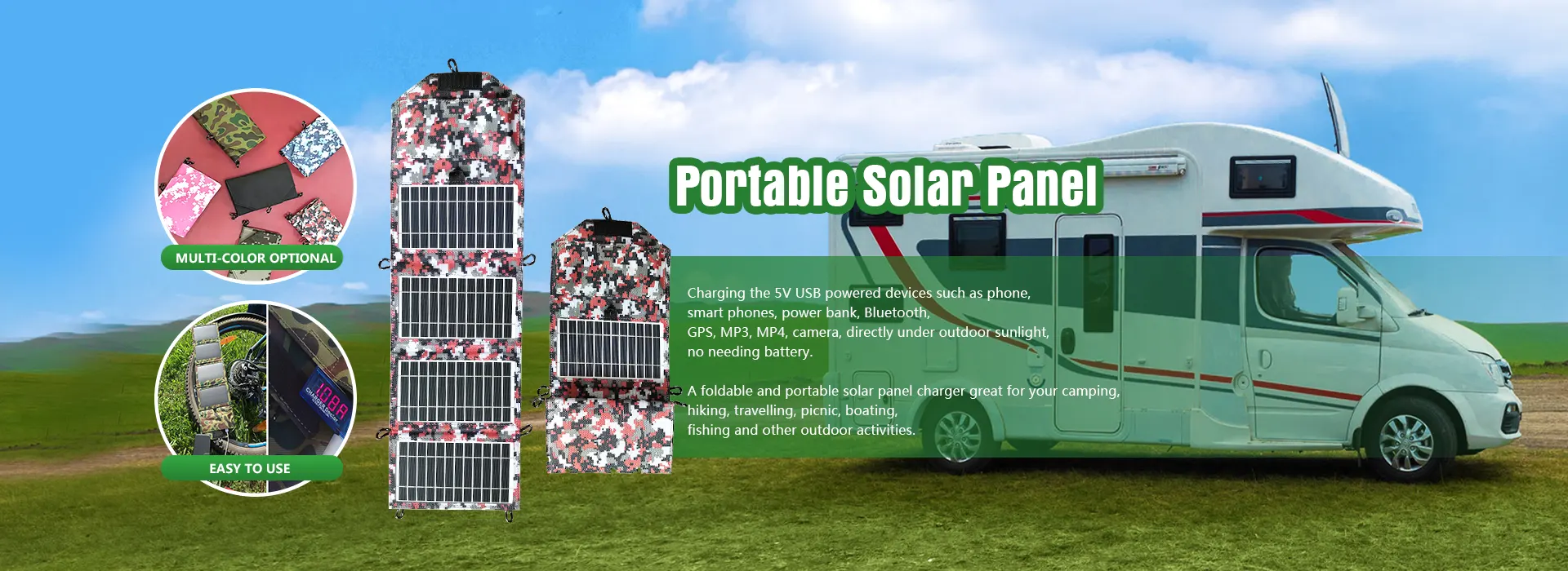 Výrobci přenosných solárních panelů