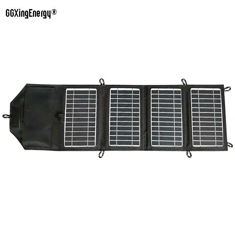 Cargador de panel solar portátil - 0