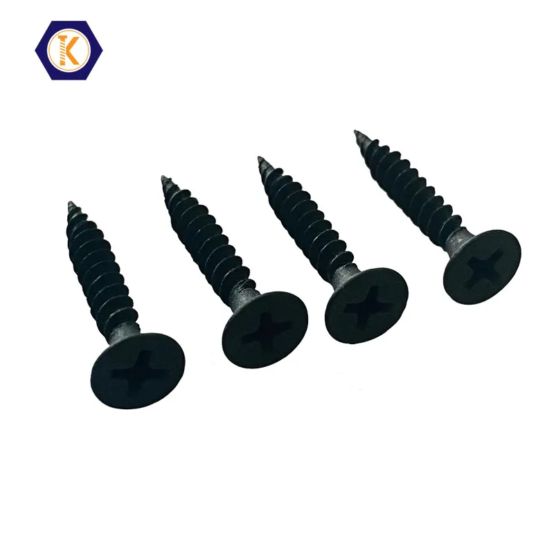 Drywall Screw Fine Thread Black Plated