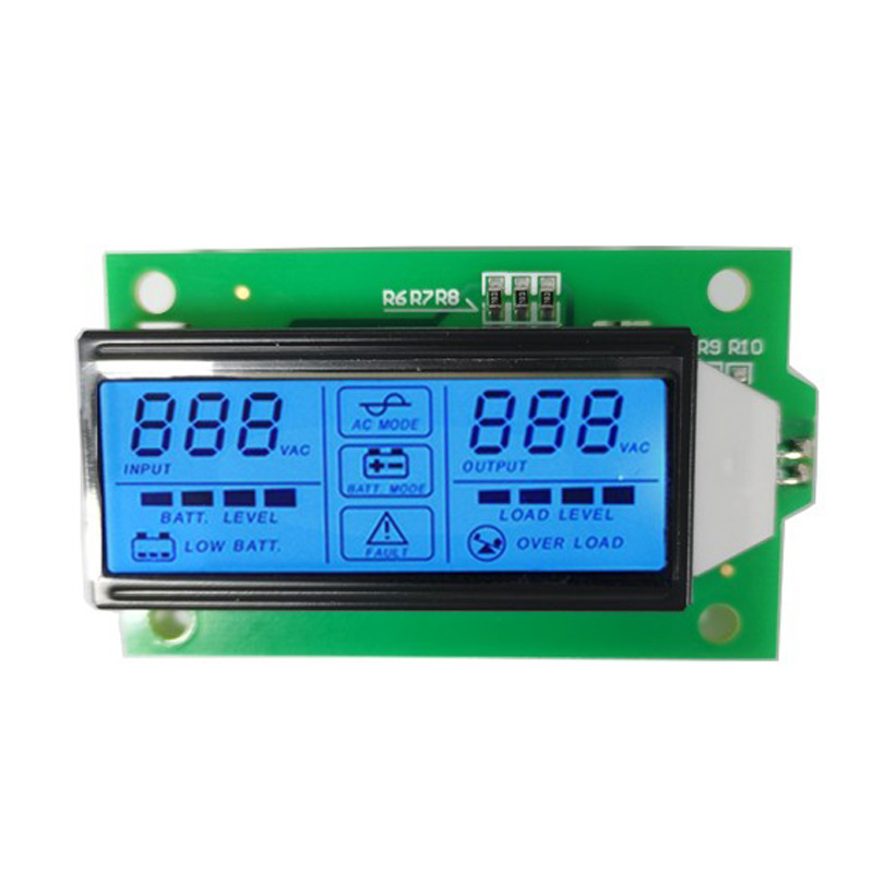 What are the factors that affect the power consumption of monochrome LCD civilian screen?