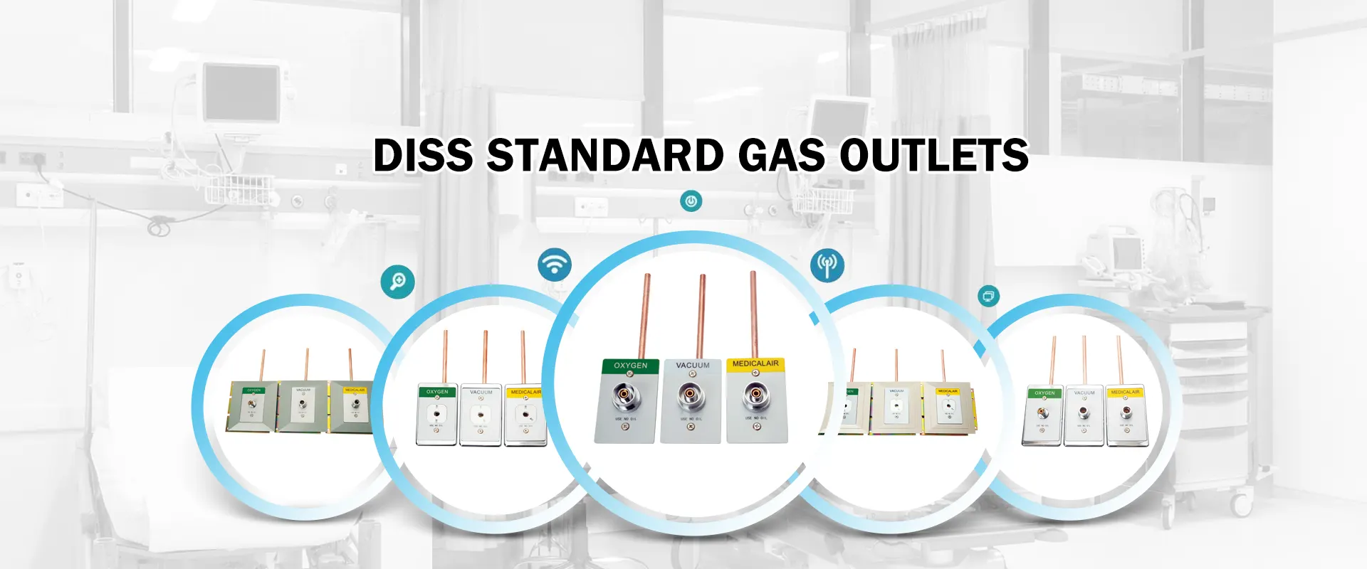 China Diss Standard Gas Outlets Manufactures