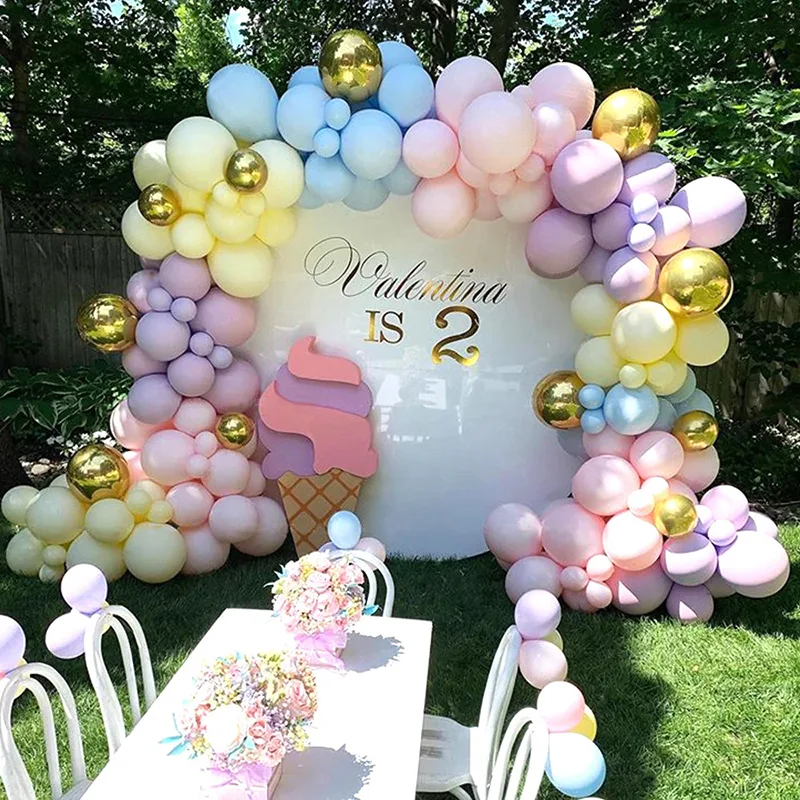 Macaron Balloon Arch