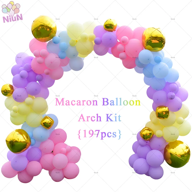Lengkungan Balon Macaron