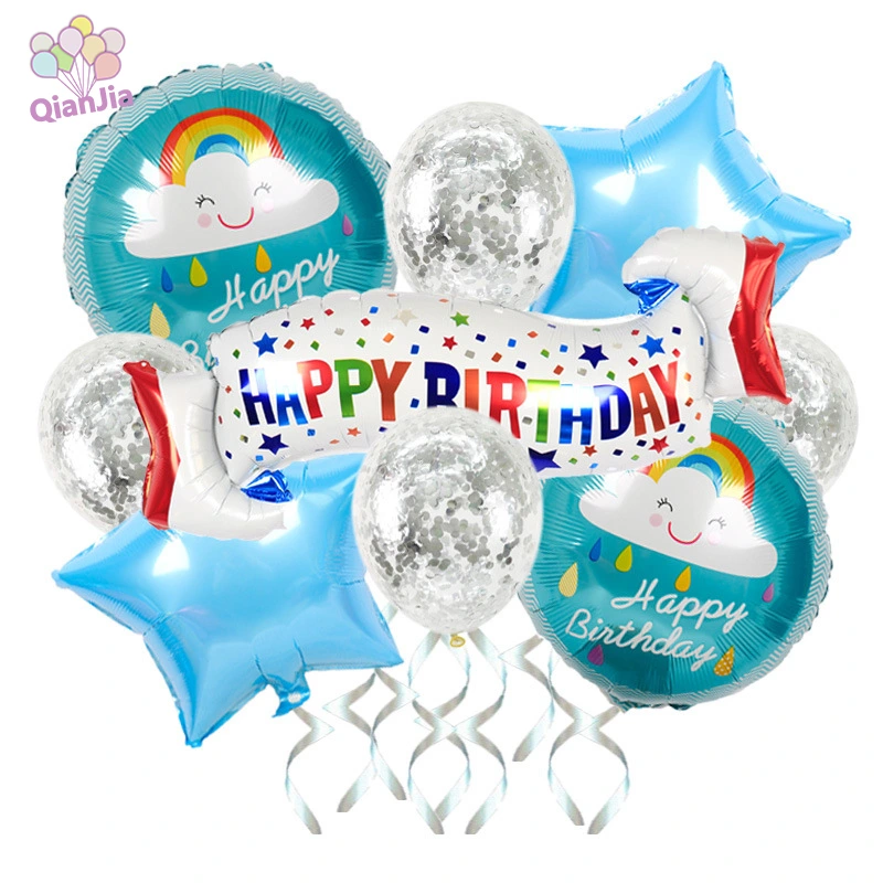Sünnipäeva fooliumist õhupallid