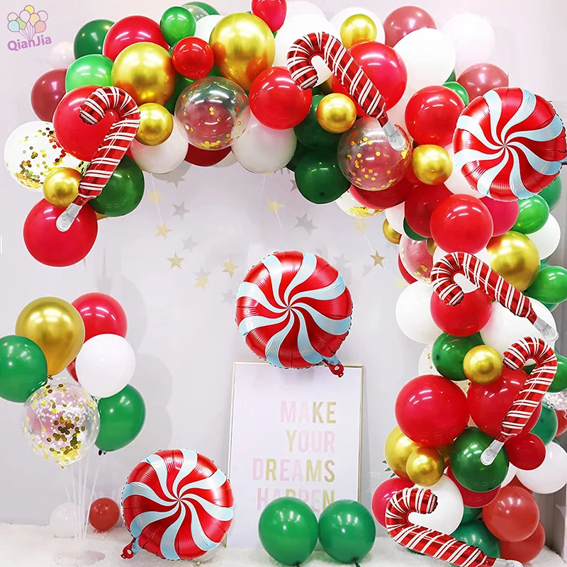 Kits de arcos de globos navideños