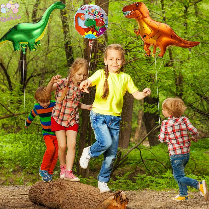 Фольговані повітряні кульки із зображенням тварин джунглів