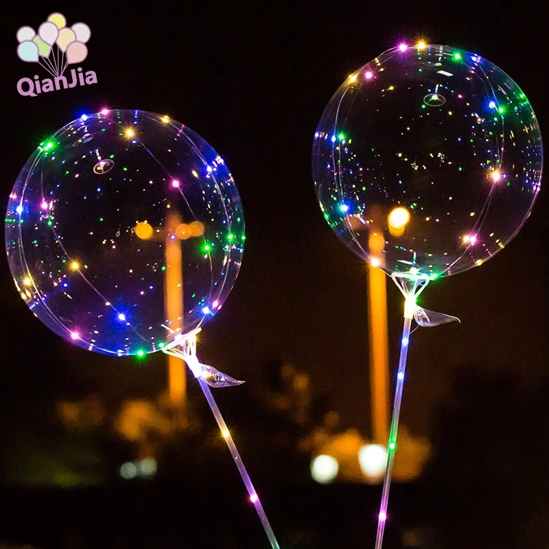 Повітряні кульки Бобо зі світлодіодним освітленням