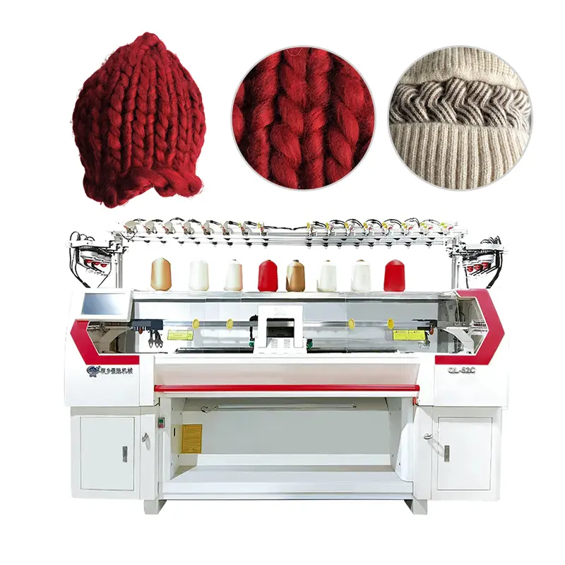 Computerized flat knitting machine