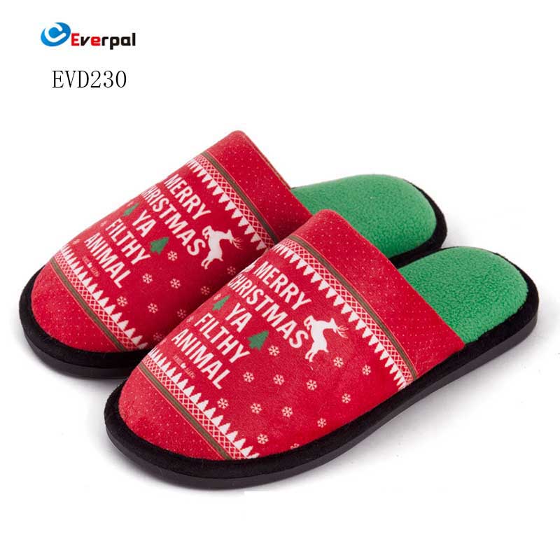 Santa Claus Winter Warm Christmas Slippers