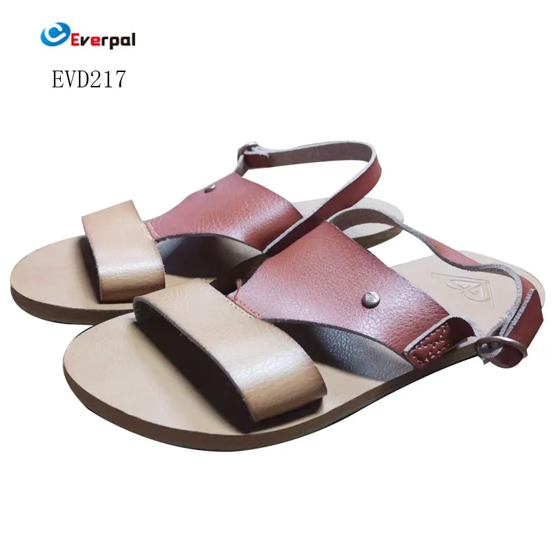 Leather Sandals Para sa Babae