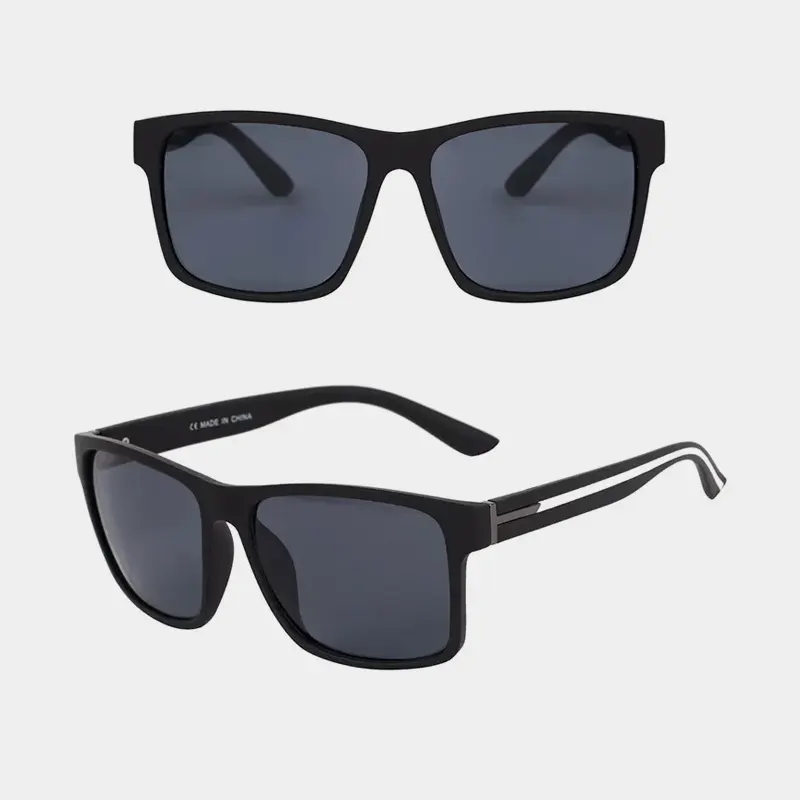 Black Fishing Sunglasses For Plastic Frame