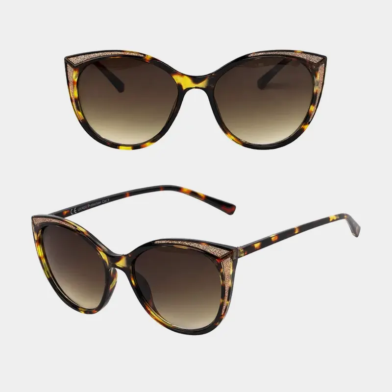 Cat Eye Fashion Kunststoff-Sonnenbrille für Frauen