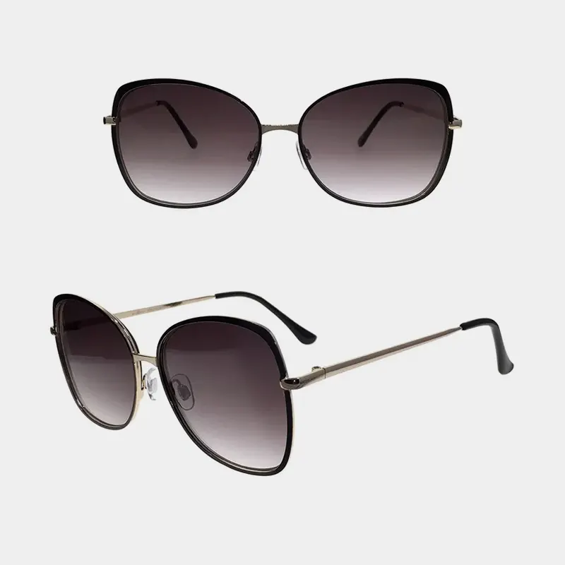 Óculos de sol de metal da moda
