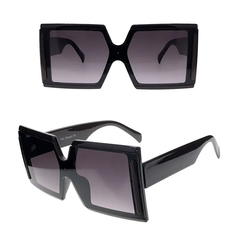 Übergroße Mode-Sonnenbrille aus Kunststoff