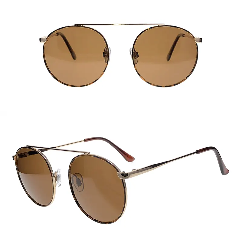 Round Stylish Metal Sunglasses
