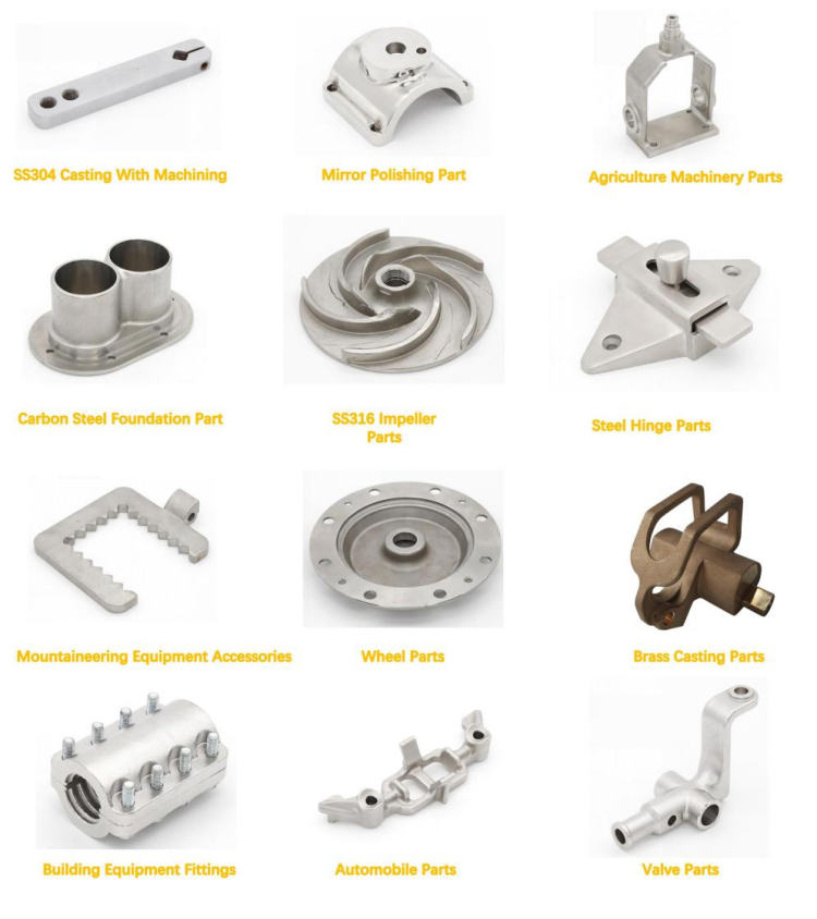 Alloy Steel Silica Sol Investment Casting Parts