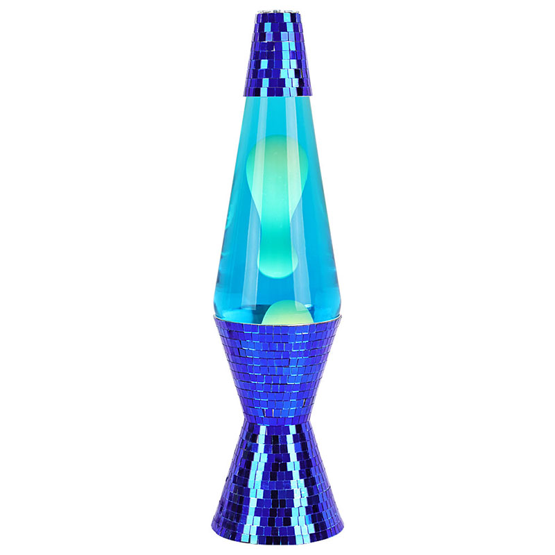 15 inch Lava Lamp with blue bottle