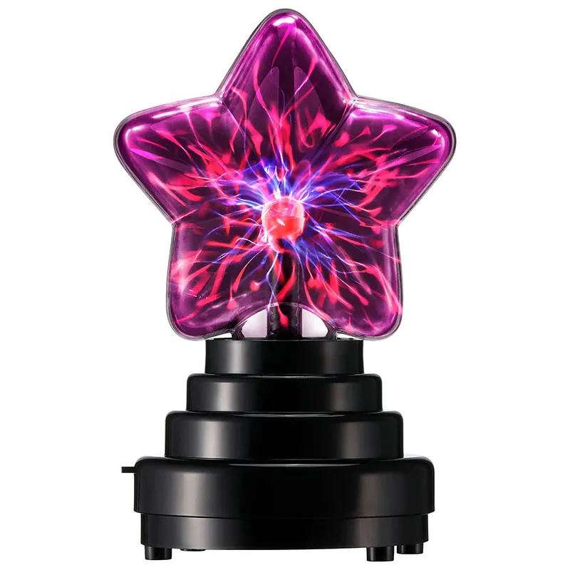 3 Inch Plasma Ball with Star-shaped Glass