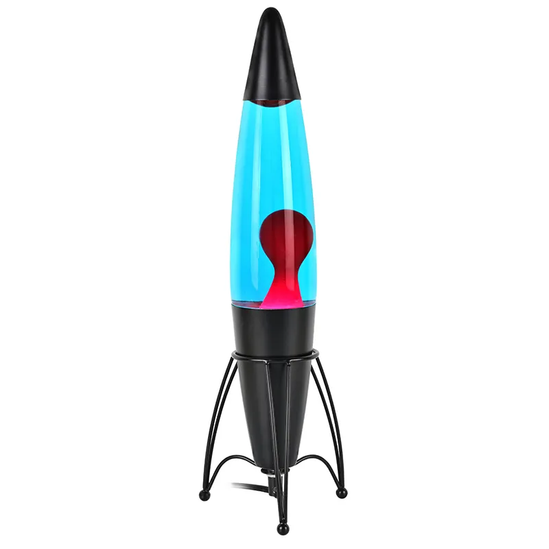 Blue Lava Lamp with Socket Shape