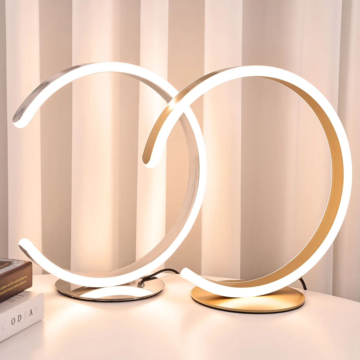 C Shade Led Desk Lamp