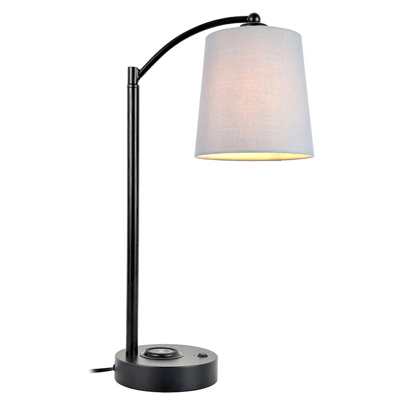 Classic Table Lamp na may QI Wireless Charger