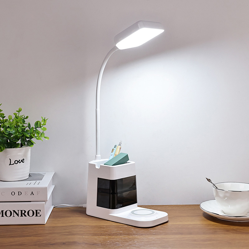 wireless charger desk lamp with phone hold