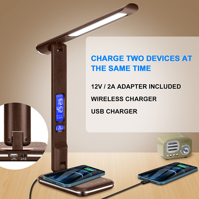 Wireless Charger LED Desk Lamp