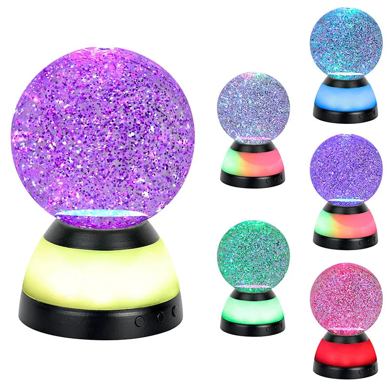 Color Changing Liquid Glitter Night Light with Battery