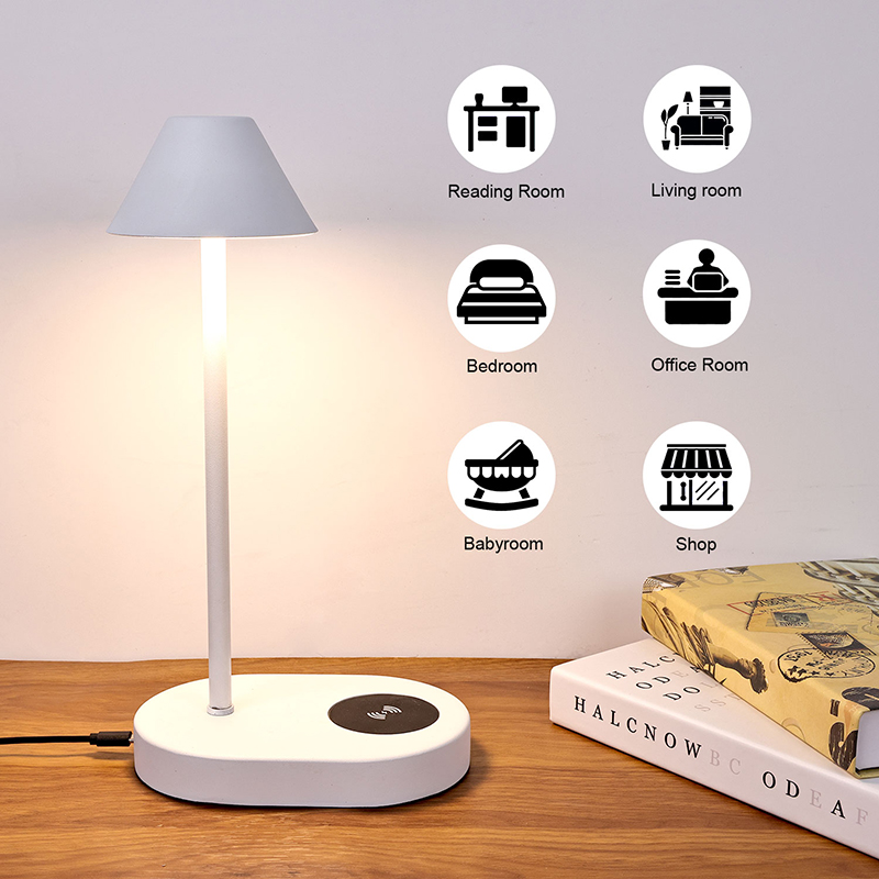 wireless charge desk lamp