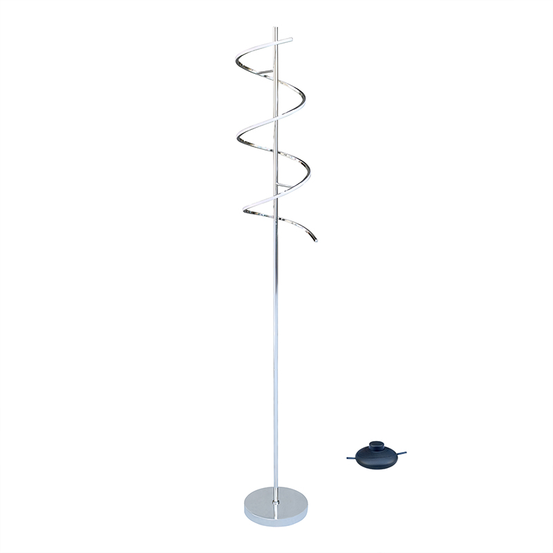 Floor Lamp with Spiral Shape LED