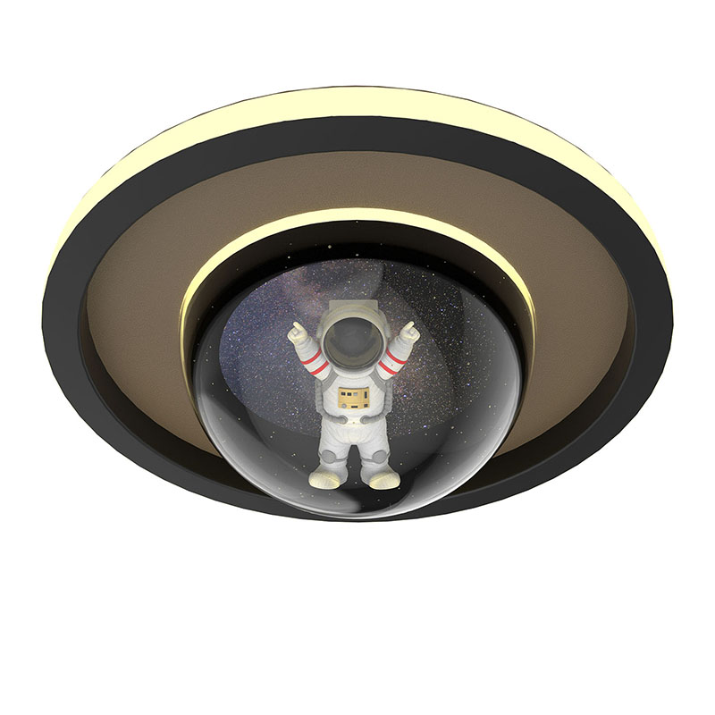 LED ceiling lamp with astronaut shade