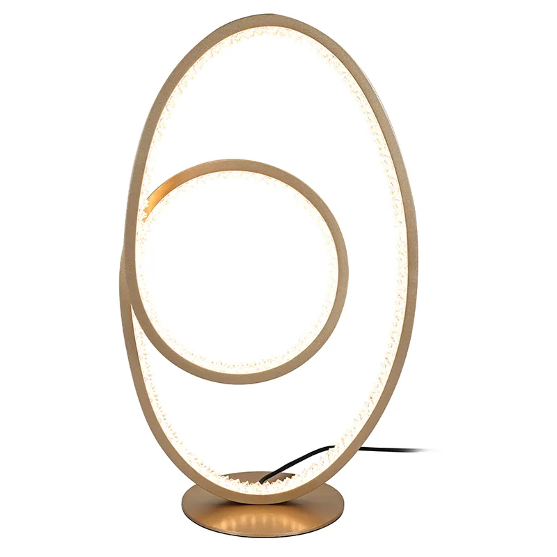 LED Desk Lamp with Circle Shade