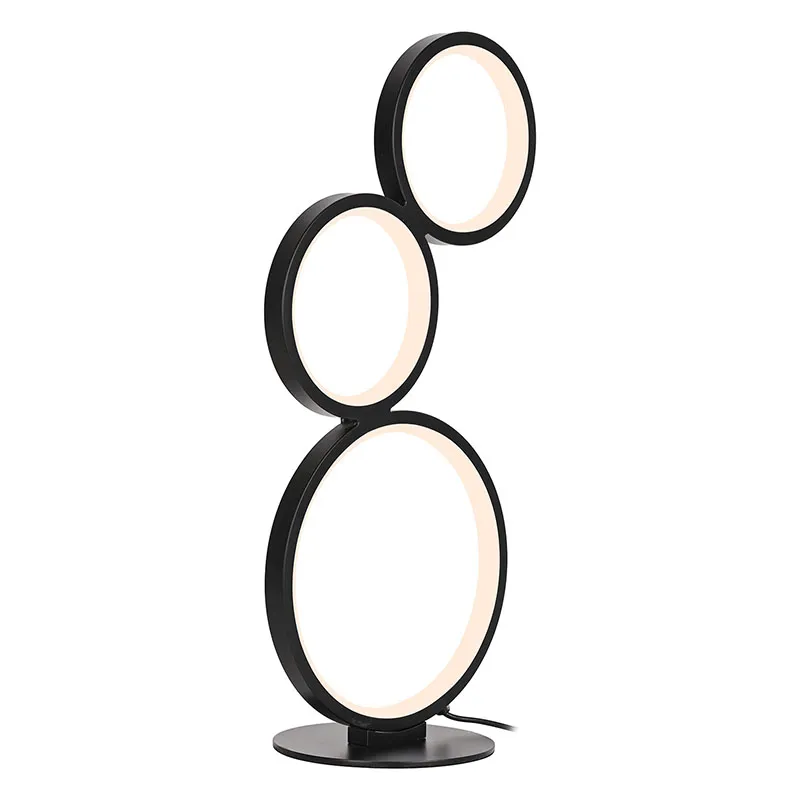 LED Desk Lamp with Three Annular